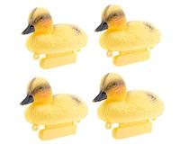 SGerste Baby Duckings Floating Decoy Ducks Mallard Plastic Ornament Pond 4 Pieces