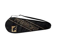 SGerste Black Durable Badminton Racquet Cover Full-covered Training Equipment Storage Shield - Use as Shoulder Bag or Protective Racket Carrier