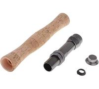 SGerste Cork Fly Fishing Rod Handle Grip with Reel Seat for Rod Building or Repair (Model 2)