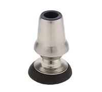 SGerste Durable High Performance 360 Degree Anti-Skid and Wear-Resisting Crutch Tip Ferrules Walking Stick Feet Tips 19/22 mm - Black, 22mm