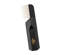SGerste Electric Diffuser Fragrance with Hair Comb Portable Censer Incense Holder Electronic Incense Burner for Hotel Office Home Dorm Worship (Black)