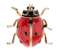 SGerste Gold Tone Enamel Ladybug Beetle Insect Series Brooch Pin Kids Adult Corsage