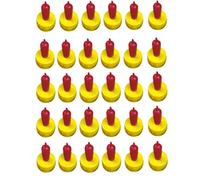 SGerste Lamb Teat Feeder Feeding Kid Soft Drink Bottle Topper Farm Screw on Nipple 30 Pieces