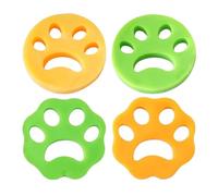 SGERUFZ 4 pieces reusable pet hair remover, silicone hair catcher, lint balls for washing machine, removes fur in dryer and washing machine