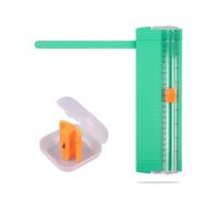 SGERUFZ Mini Paper Cutter Small Paper Cutter Cuts Maximum A5 Format Guillotine Scrapbook Lever Cutter (27 x 8.5 cm)