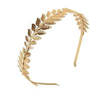 SGERUFZ Roman Leaf Crown - Goddess Gold Leaf Headband Greek Gold Leaf Laurel Headpiece Boho Headband