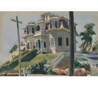 SGFGAD FHYWQ Edward Hopper Poster Scenery Prints Modern Wall Art Color Picture《Haskell's House》Edward Hopper Canvas Painting For Home Decor 50x80cm Unframed