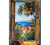 SGFGAD FHYWQ Famous Henri Matisse Poster Henri Matisse Prints Abstract Wall Art 《Open Window》Picture Henri Matisse Canvas Painting For Home Decor 50x70cm Unframed