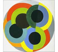 SGFGAD FHYWQ Famous Robert Delaunay Poster and Prints Abstract Wall Art Color Picture《Disks》Robert Delaunay Canvas Painting For Parlor Decor 60x60cm Unframed