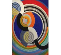 SGFGAD FHYWQ Famous Robert Delaunay Poster Color Prints Abstract Wall Art Picture《Rhythm》Robert Delaunay Canvas Painting For Parlor Decor 60x90cm Unframed