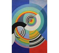 SGFGAD FHYWQ Famous Robert Delaunay Poster Color Prints Abstract Wall Art Picture《Rhythm》Robert Delaunay Canvas Painting For Parlor Decor 60x90cm Unframed