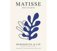 SGFGAD FHYWQ Henri Matisse Plants Poster Color Prints Abstract Wall Art Picture《Blue Coral》Henri Matisse Canvas Painting For Home Decor 40x60cm Unframed