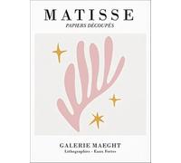 SGFGAD FHYWQ Henri Matisse Plants Poster Color Prints Abstract Wall Art Picture《Pink Coral Leaf》Henri Matisse Canvas Painting For Home Decor 40x60cm Unframed