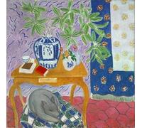 SGFGAD FHYWQ Henri Matisse Poster and Prints Abstract Wall Art Picture《Still life with Cats in the Indoor》Matisse Canvas Painting For Home Decor 40x40cm Unframed