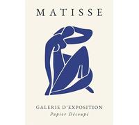SGFGAD FHYWQ Henri Matisse Poster Color Prints Abstract Wall Art Picture《Blue Human body Pattern》Henri Matisse Canvas Painting For Home Decor 40x60cm Unframed