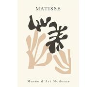 SGFGAD FHYWQ Henri Matisse Poster Color Prints Abstract Wall Art Picture《Coral Paper Cutting》Henri Matisse Canvas Painting For Home Decor 40x60cm Unframed