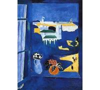 SGFGAD FHYWQ Henri Matisse Poster Colorful Prints Abstract Wall Art Picture《Blue Window Landscape》Henri Matisse Canvas Painting For Home Decor 50x60cm Unframed