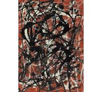SGFGAD FHYWQ Jackson Pollock Poster Color Prints Abstract Wall Art Picture Red Black Composition Jackson Pollock Canvas Painting For Home Decor 50x80cm Unframed