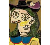 SGFGAD FHYWQ Pablo Picasso Poster Color People Prints Abstract Wall Art Picture《Bust of a Woman》Pablo Picasso Canvas Painting For Home Decor 50x60cm Unframed