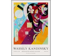 SGFGAD FHYWQ Wassily Kandinsky Poster Color Prints Abstract Wall Art Picture《Composition》Wassily Kandinsky Canvas Painting For Parlor Decor 50x70cm Unframed