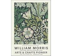 SGFGAD FHYWQ William Morris Exhibition Poster Color Prints Abstract Wall Art Picture《Flowers》William Morris Canvas Painting For Home Decor 50x70cm Unframed