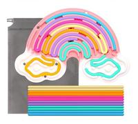 SGFNXB Sensory Board, Fidget Toy, Cloud Shape Double Sided Silicone, Stress Relief, Peel Toy, Kids Sensory Toys (2), All Ages, White