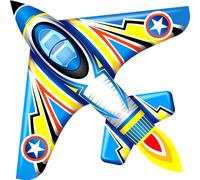 SGftre Aeroplane Kite for Children and Adults - Easy to Fly Design with Fibreglass Frames and Handles, Includes 100 m Line - Durable Outdoor Sports Models for Stable Flight in Beach Parks