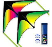 SGftre Delta Kite Two Set for Kids and Adults,Easy to Fly Outdoor Fun Kite, Perfect for Beaches and Parks,Ideal Kids Kites and Adult Kites for Family Fun