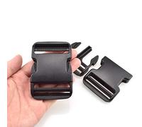 SGH Pro Extra Thick Military Grade Dual Adjustable Quick Side Release Buckles 2' Wide 4 Pack Clips Snaps No Sewing Heavy Duty Plastic Replacement for Nylon Strap Webbing Boat Cover Backpack Fanny Pack