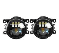SGHFUVE Fog Light Spot Beam 2 X For Mitsubishi L200 For Strada For Triton 2005-2019 60W 6000LM LED Lens Fog Lamp H11 12V Truck Left + Right Fog Light(Type 1 Yellow)