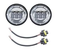 SGHFUVE Motorcycle headlights For 4-1/2" 4.5 Inch 30W LED | Fog Lights Projector Auxiliary Moto Headlight Motorcycle Passing Fog Light Lamp