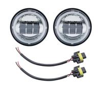 SGHFUVE Motorcycle headlights For 4-1/2" 4.5 Inch 30W LED | Fog Lights Projector Auxiliary Moto Headlight Motorcycle Passing Fog Light Lamp