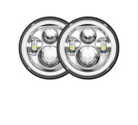 SGHFUVE Motorcycle headlights For 7' Headlight Lamp | DRL H4 HeadlampClassic 7 Inch Motorcycle Led Headlight