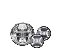 SGHFUVE Motorcycle headlights For Touring For Road | For King For Ultra Classic Electra LAMP H4 Motorcycle 7 Inch Round LED Headlight 4.5inch Fog Lights Set