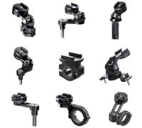 SGHFUVE Navigation Bracket phone Phone Holder Three-prong Handlebar Holde.r Motorcycle Rearview Mirror Navigation Holde.r(Handlebar Mount-A)