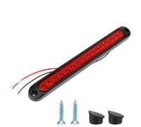 SGHFUVE Rear Tail Light Lamp 12V Taillights Car Brake Lights Turn Signal Lamp 15 LED Strips Rear Windscreen Side Stop Warning Parking Automotive Accessories