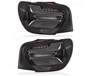 SGHFUVE Rear Tail Light Lamp For Benz A Class W176 2013 2014 2015 2016 2017 2018 A45 A180 A200 Dynamic Turn Signal Fog Light Taillight Assembly LED Rear Lamp Tail Light(1Pair Black)