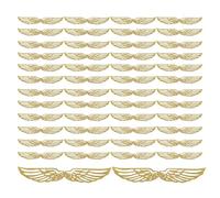 Sghtil Cake Topper Decorations - Angel Wing Cake Decorating Toppers, Paper Cupcake Ornament for Pastry Chef Restaurant Food Mousse Pudding Ice Cream Birthday Celebration