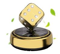 Sghtil Car Air Freshener Diffuser | Rotating Solar Auto Air Freshener | Odor Removal Dashboard Ornament Automotive Trim for Minivan Sedan Caravan Traveling Road Trip