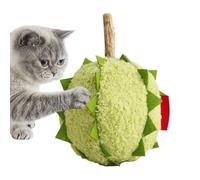 Sghtil Cat Chew Toy,Soft Plush Interactive Kitten Bite Toy - Soft Stuffed Simulation Fruit for Pet Kitten Excite Calm Teeth Cleaning Chewing Exercise Reduce Boredom Playing