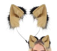 Sghtil Cat Ears Headband,Plush Cosplay Headdress | Dress Up Headband Costume | for Girls Teens Halloween Costume Parties Festivals Birthday Daily Wear Stage Performance Comic Conventions