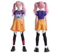 Sghtil Girls Anime Hunter Costume Halloween Cosplay Party Carnival Outfit Uniform Full Set for Kids