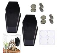 Sghtil Jumping Spider Enclosure - 2X Spider House - Spider Terrarium Kit, Praying Mantis Habitat, Frog Enclosure for Small Tree Dwelling Reptiles
