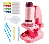 Sghtil Kids Microscope Kit - 60X-180X Magnification Educational Microscope - Early Development Activity Experiment Learning Toy for 2+ Years Old Boys Girls