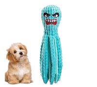 Sghtil Octopus Dog Toy | Anti-Stress Plush Squeaky Toy Octopus Shape,Cute Animal for Small Medium Large Dogs, Puppy Chewing Tool for Boredom and Calming Aid