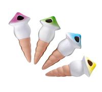 Sghtil Plant Watering Spikes - Plant Watering Devices | 4 Piece Hydration System Device Stakes Slow Release Drip Irrigation for Flower Lawn Patio Indoor Outdoor Yard Pots