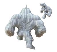 Sghtil Shark Figure,Animal Collectible Sculpture - Howling Shark Muscular Sculpture for Kids Adults Bedroom Bedside Living Room Nursery Dorm Decoration