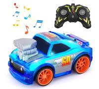 SGILE 2.4 Ghz Radio Control Car Age 3+ with LED Lights and Music Sound, RC Car Toy for Toddlers Kids Preschoolers Boys Girls Birthday Gift