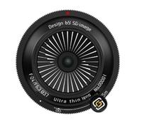 SGimage F6.3 24mm Manual Lens, Ultra Thin Metal Housing, 74g Light Weight, Compatible with Z-Mount for Full Frame and APS-C Cameras, Black