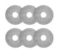 Sgizoku 24cm Universal Spin Flat Mop Microfiber Pads Compatible with Spontex/Minky/Viledas Mop and Bucket,Fits For Round and Square Mop Replacement Covers